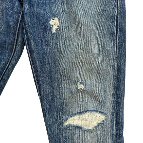 Levis 501 Jeans Womens SELVEDGE White Oak Cone Denim Button Fly Skinny 26 x 28 - Picture 8 of 16